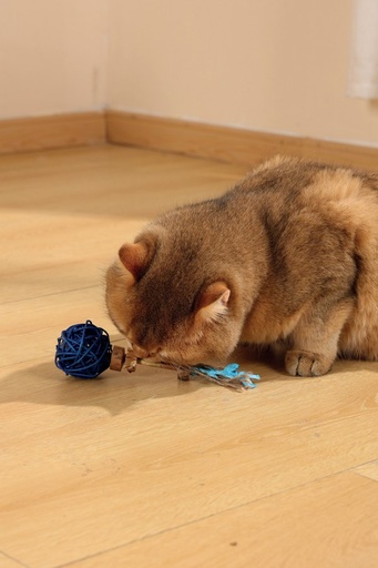 M-pets Charmy Matatabi Toy - Amulet Blue