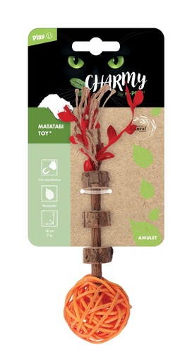 M-pets Charmy Matatabi Toy Amulet Orange
