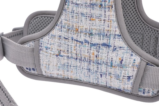 M-pets Haute Couture Dog Harness Blue Charm L