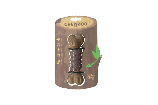 M-pets Chewood Dog Toy Large Bone With Rubber L
