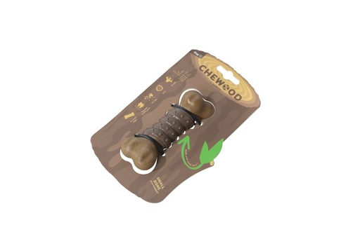 M-pets Chewood Dog Toy Small Bone With Rubber S
