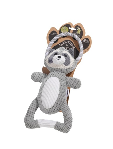 M-pets Chewtopia Eco Dog Toy - Raccoon
