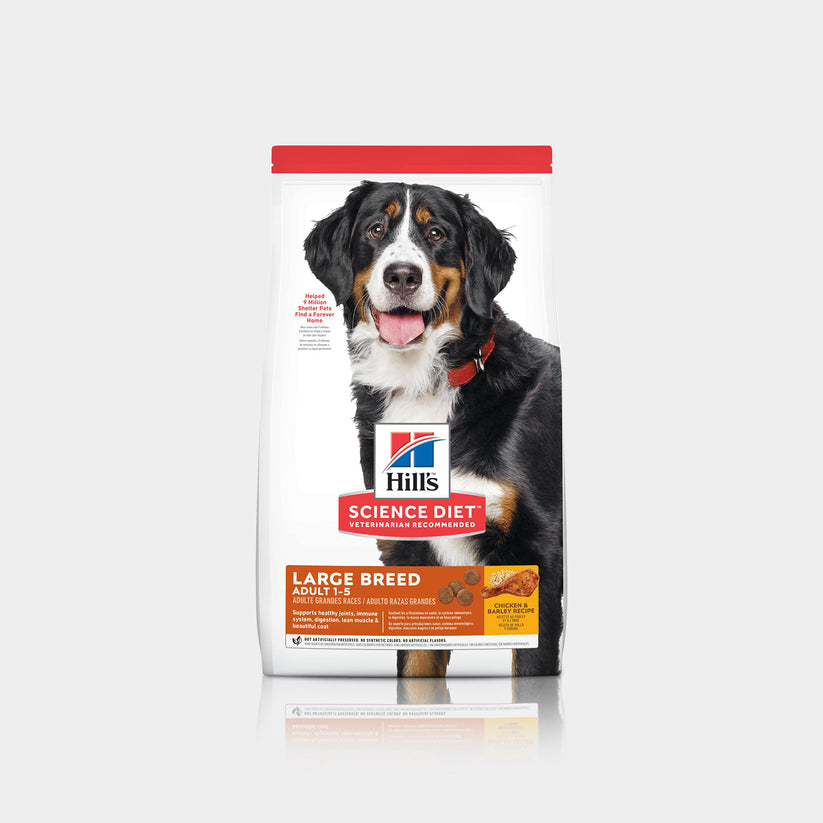 Hill's Science Diet Adult Large Breed Alimento con Pollo y Cebada para Perros Adultos de Razas Grandes - 15 lb