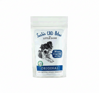 Suzie's CBD Bites Original Premios con CBD para Perros Pequeños – 6 oz