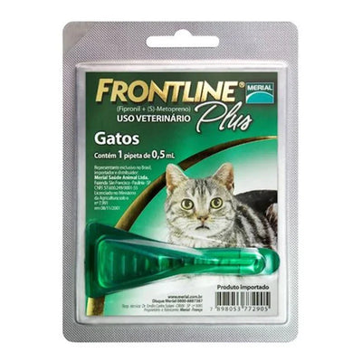 FRONTLINE PLUS PIPETA GATOS - Black Dog Panamá 