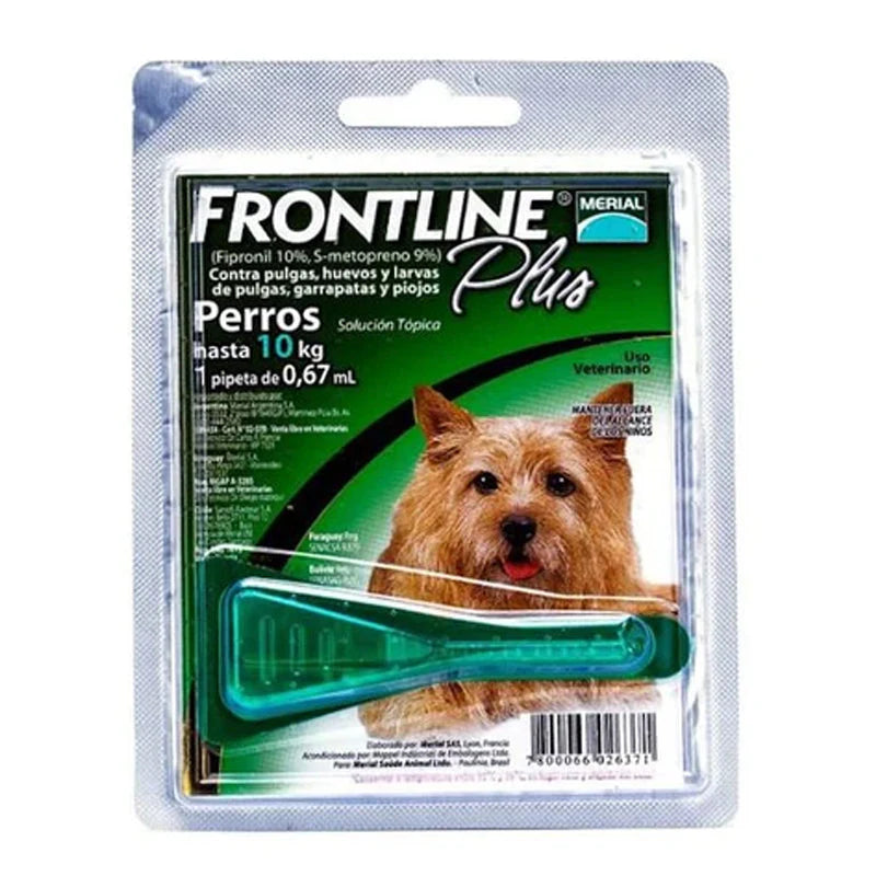FRONTLINE PLUS PIPETA HASTA 10 KG - Black Dog Panamá 