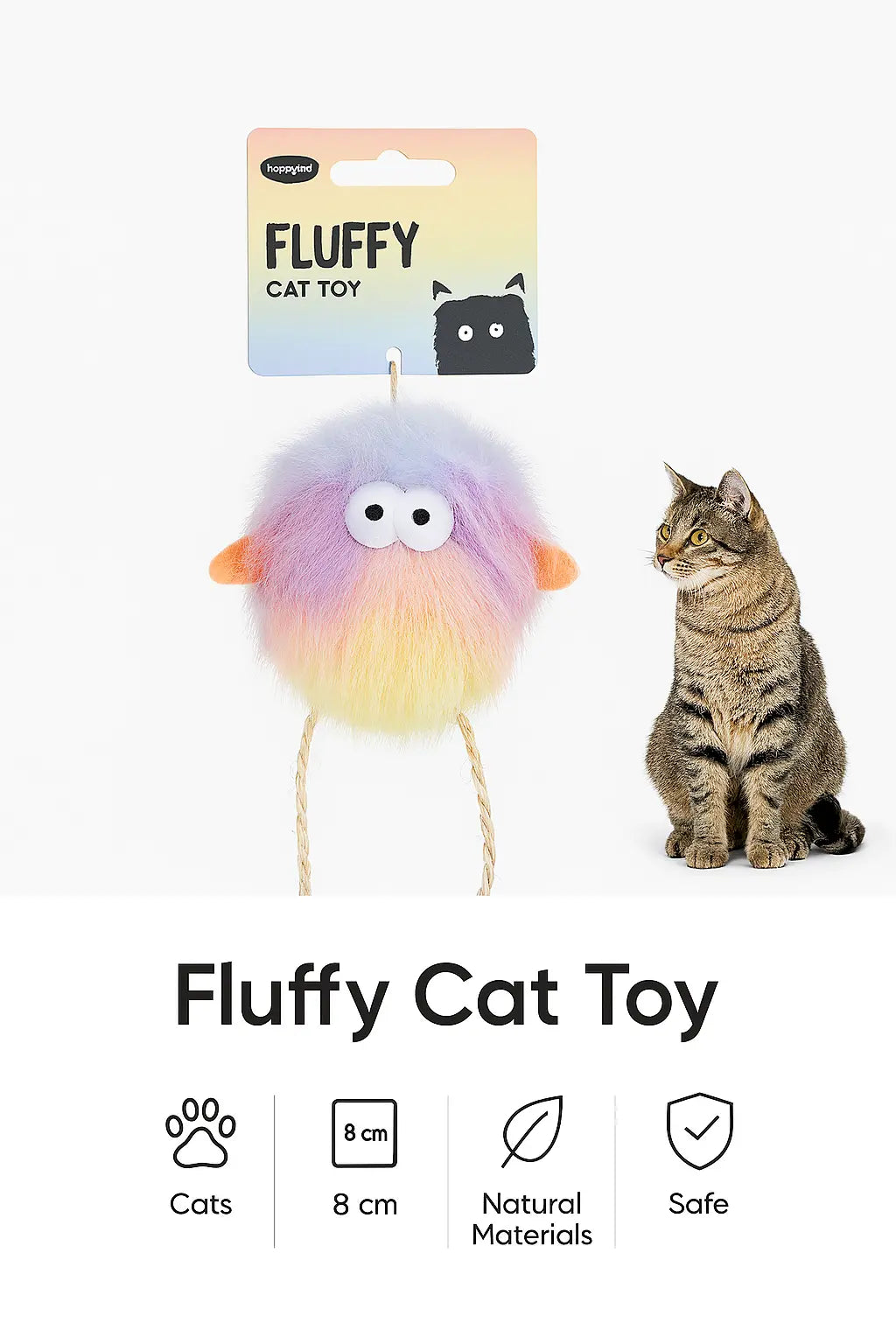 FLUFFY  catnip toy Bub