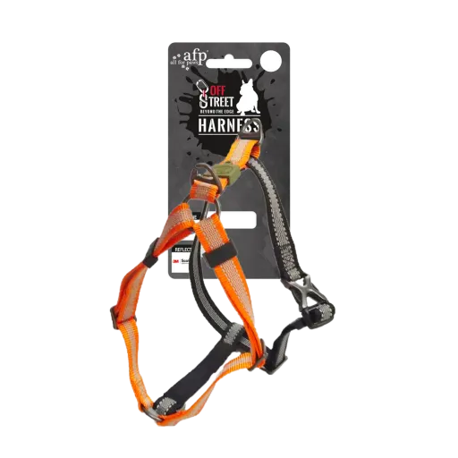 DOG NON-PULL HARNESS - TANGERINE-L - Black Dog Panamá 