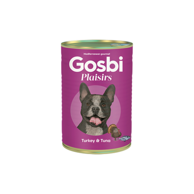 GOSBI PLAISIRS TURKEY & TUNA 400G - Black Dog Panamá 