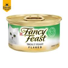 FANCY FEAST FLAKED TROUT 3OZ - Black Dog Panamá 