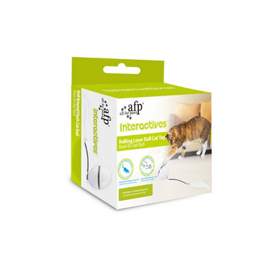 Interactives - Rolling Laser Ball Cat Toy - Black Dog Panamá 