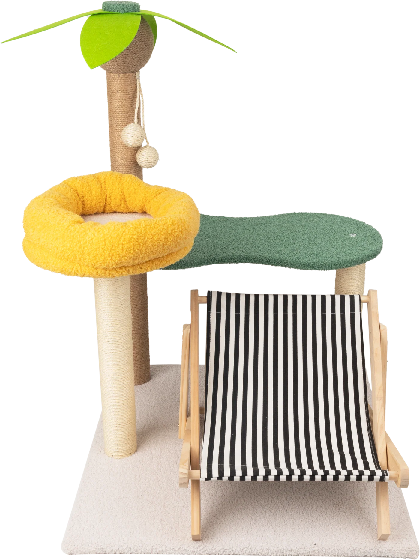 Oasis Cat Tree
 with Hammock   86 x60cm - Black Dog Panamá 