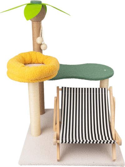 Oasis Cat Tree
 with Hammock   86 x60cm - Black Dog Panamá 