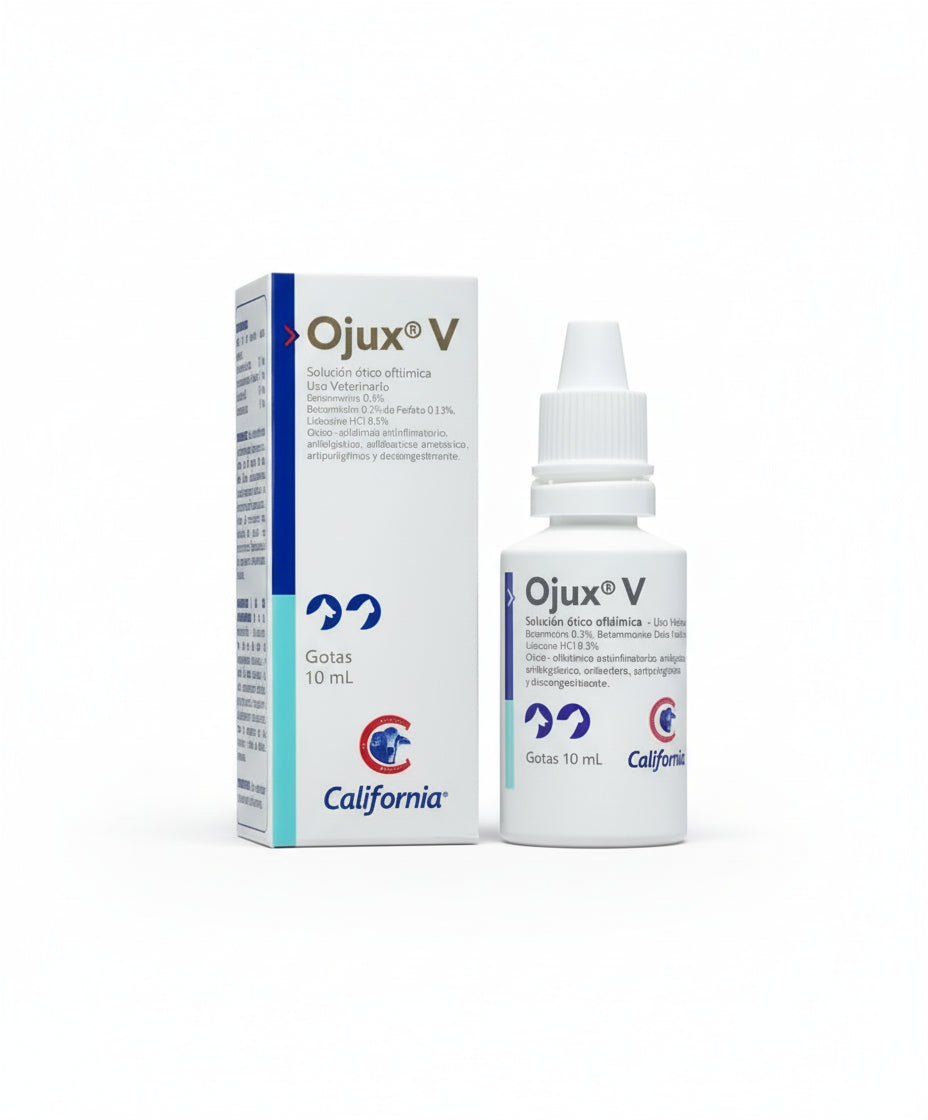 Ojux V Gotas Óticas y Oftálmicas – 10 ml