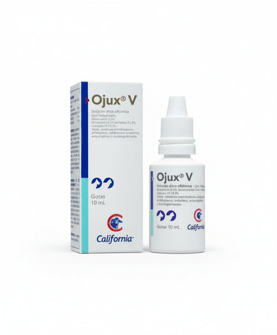 Ojux V Gotas Óticas y Oftálmicas – 10 ml