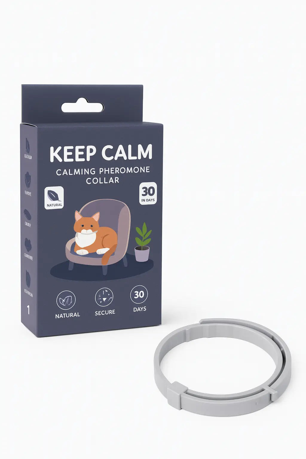 KEEP CALM - Calming pheromone collar for cats 1pc