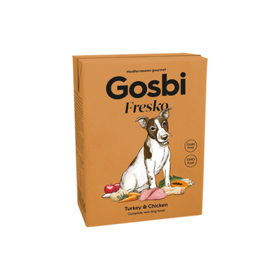 GOSBI FRESKO DOG TURKEY & CHICKEN 375G - Black Dog Panamá 