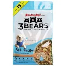 3 Bears Fish Dog Food - 3lb - Black Dog Panamá 