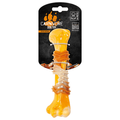 CARNIVORE Dog Toy Stick Bone - Bacon scent 17.8 x 4.9 x 4 cm - Black Dog Panamá 