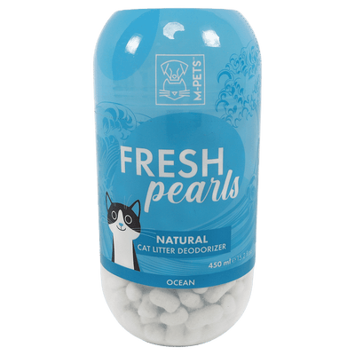 FRESH Pearls Natural Cat Litter Deodoriser - Ocean 450 ml - Black Dog Panamá 