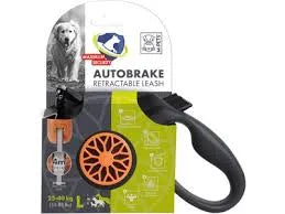 AUTOBRAKE Retractable Smart Leash - L - Black Dog Panamá 