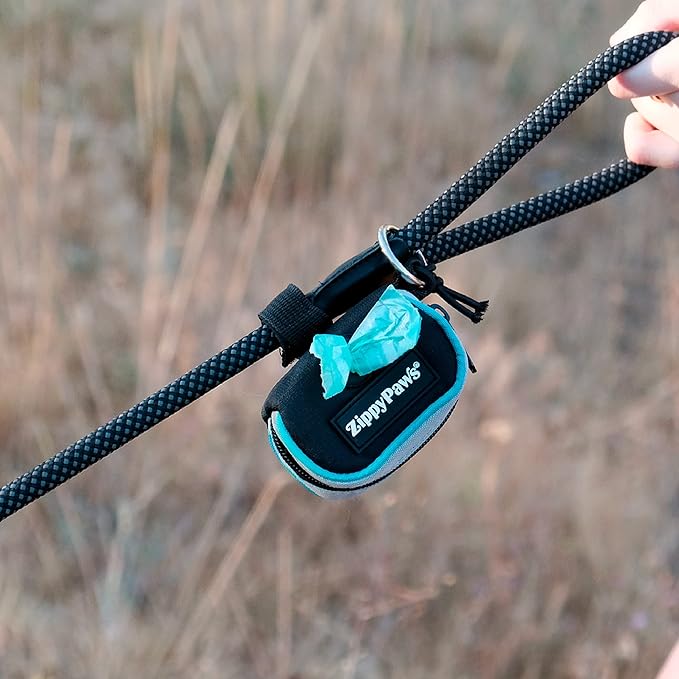 ZippyPaws Adventure Leash Bag - Dispensador de Bolsas Rosa