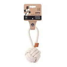 COTO White Loop Ball 11 cm - Black Dog Panamá 