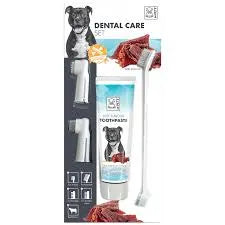 DENTAL CARE SET - Beef flavor Toothpaste Kit - Black Dog Panamá 