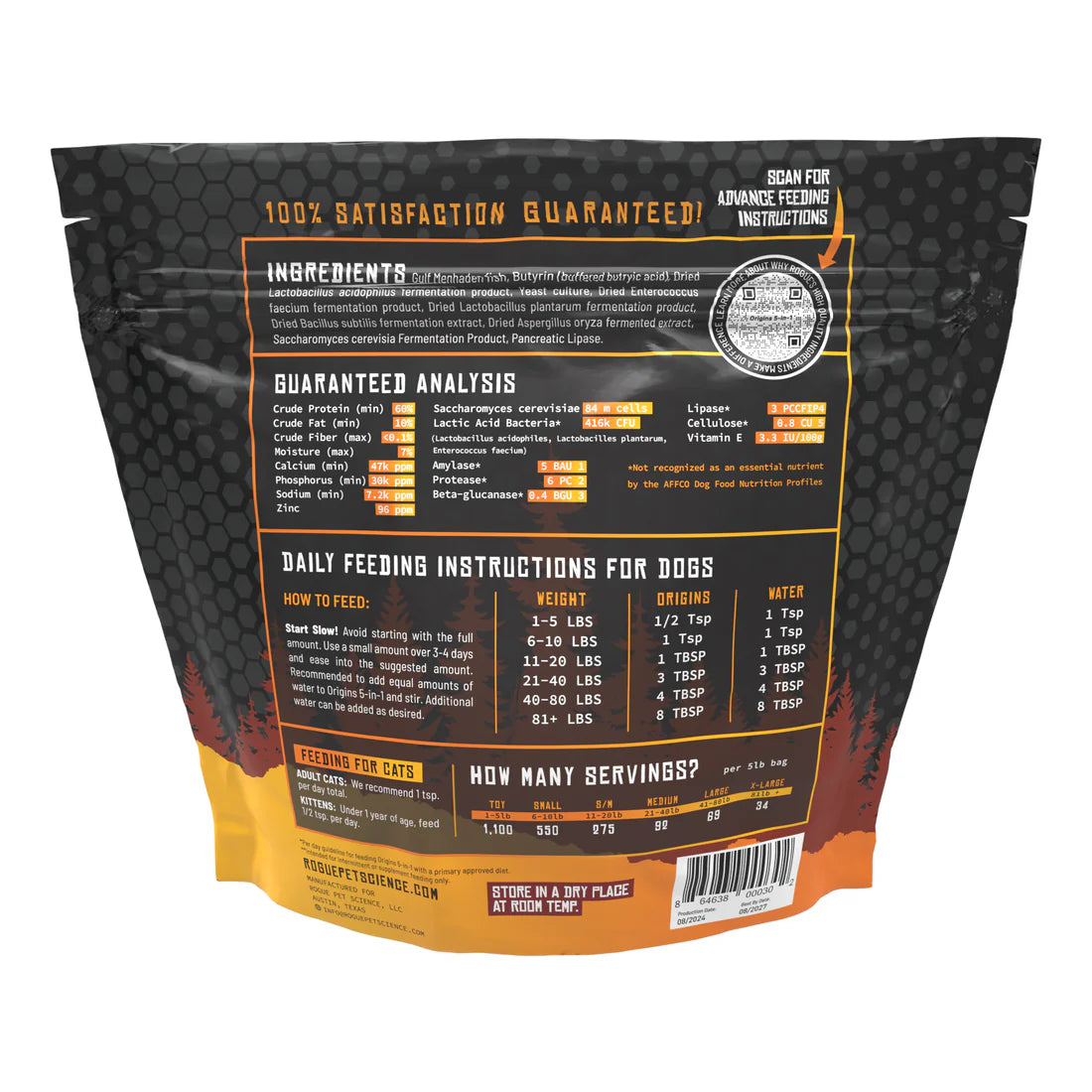 Origins 5 in 1 Suplemento Pescado – 5 lb