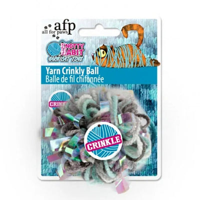 AFP CAT TOY YARN CRINKLY BALL - Black Dog Panamá 