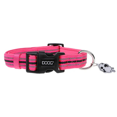 DOOG Neoprene Dog Collar LADY (Neon) - Extra Small