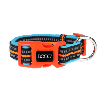DOOG Neoprene Dog Collar BEETHOVEN (Neon) - Medium - Black Dog Panamá 