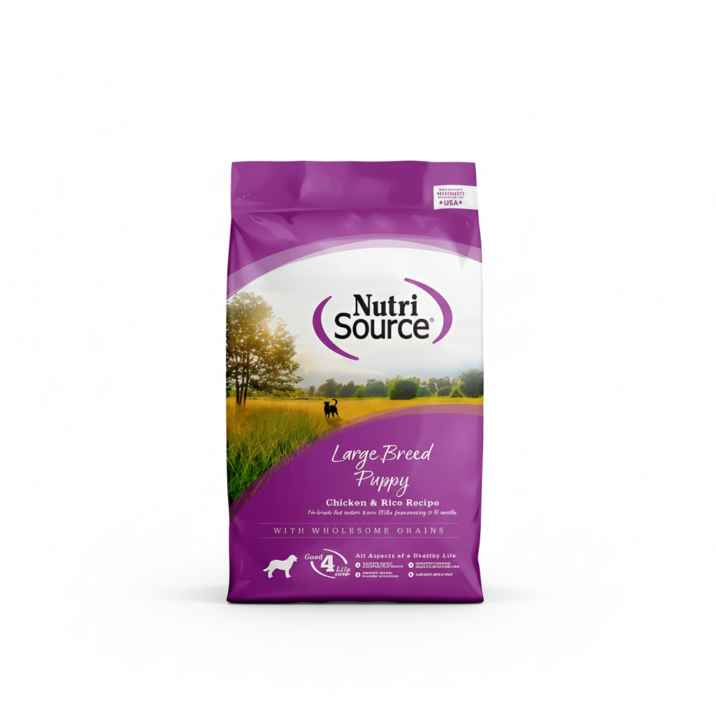 NutriSource Large Breed Puppy Alimento con Pollo para Cachorros de Razas Grandes - 26 lb