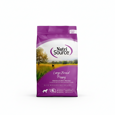 NutriSource Large Breed Puppy Alimento con Pollo para Cachorros de Razas Grandes - 26 lb