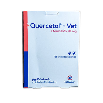 QUERCETOL VET 70 MG X 10 COMP - Black Dog Panamá 
