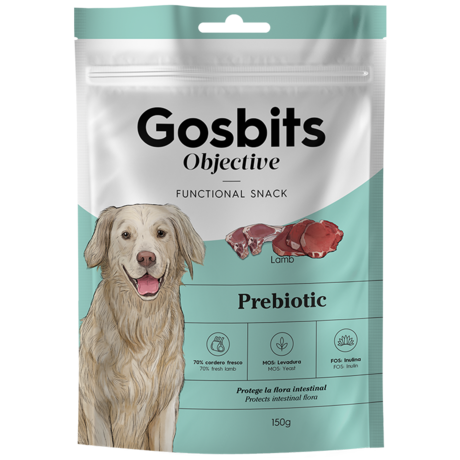 GOSBITS OBJECTIVE PREBIOTIC DOG 150G - Black Dog Panamá 