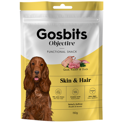 GOSBITS DOG OBJECTIVE SKIN & HAIR 150G - Black Dog Panamá 