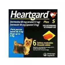 HEARTGARD PLUS S 68MCG/57MG HASTA 11 KG NUTRI SERVI PANAMA,S.A.