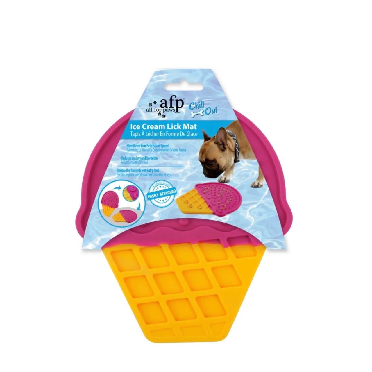 AFP Lick Mat Ice Cream - Tapete para Lamer Perros
