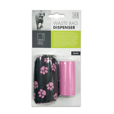 BOLSA PARA DESECHOS CON DISPENSADOR - ROSADO - Black Dog Panamá 