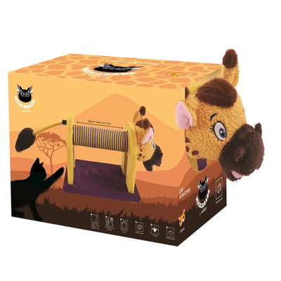 MASCARADE Cat Scratcher Giraffe 53.5 x  18.5 x 23 cm - Black Dog Panamá 