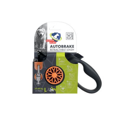 MPETS AUTOBRAKE Retractable Smart Leash – L