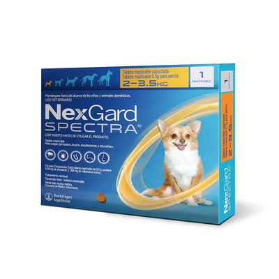 NEXGARD SPECTRA XS 2 - 3.5 KG - Black Dog Panamá 