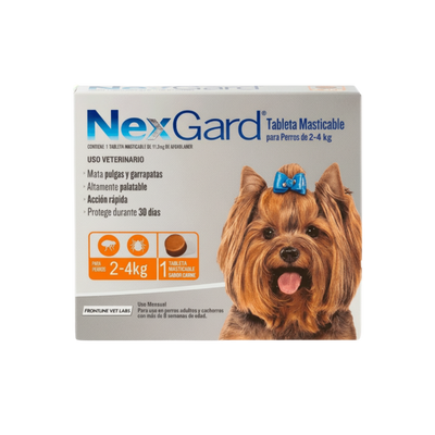 NexGard S Tableta Antiparasitaria – 2-4 kg