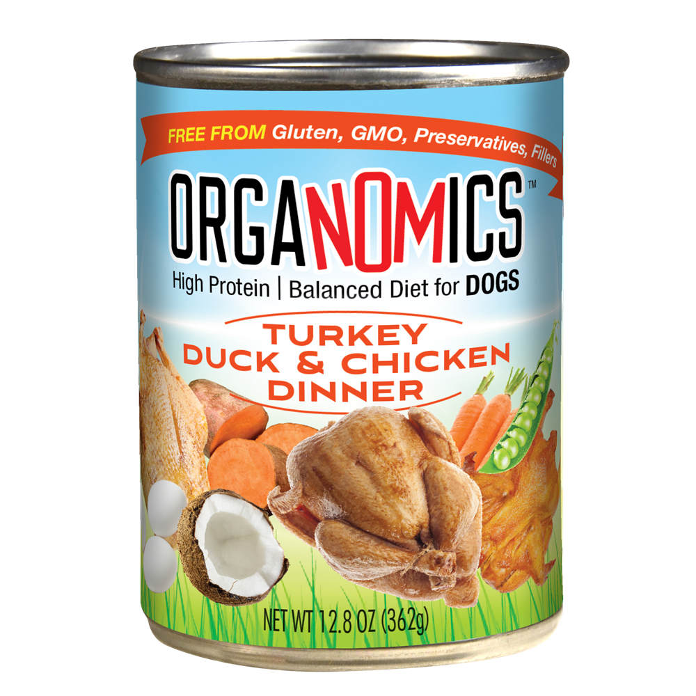 ORGANOMICS TURKEY & DUCK DINNER DOG 362G - Black Dog Panamá 
