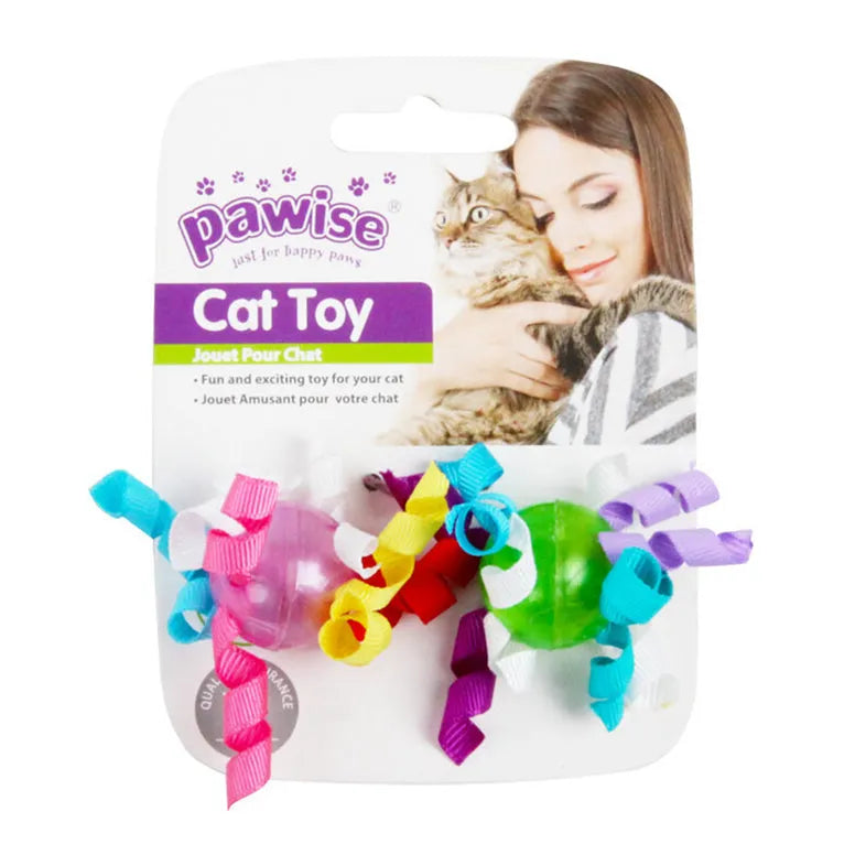 Pawise 2 Balls Cat Toy - Black Dog Panamá 