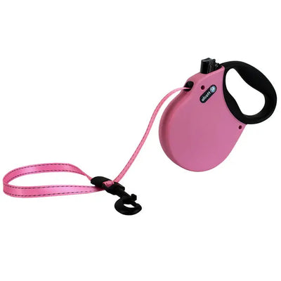 ALCOTT ADV RETRACTABLE LEASH LG PINK - Black Dog Panamá 