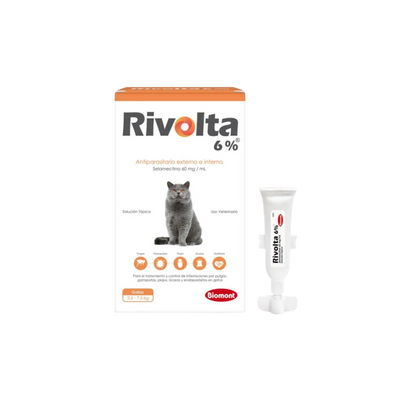 Rivolta Antiparasitario Selamectina 120mg – 2.6-7.5 kg