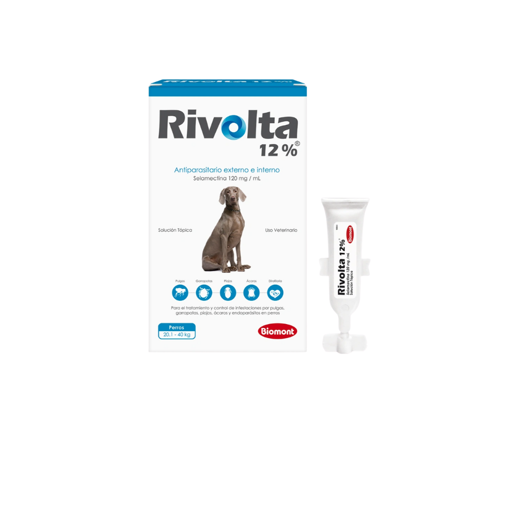 Rivolta Antiparasitario Selamectina 120mg – 20.1-40 kg