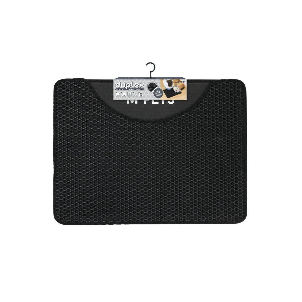 DUPLEX Cat Litter Mat - Horizontal Black - Black Dog Panamá 